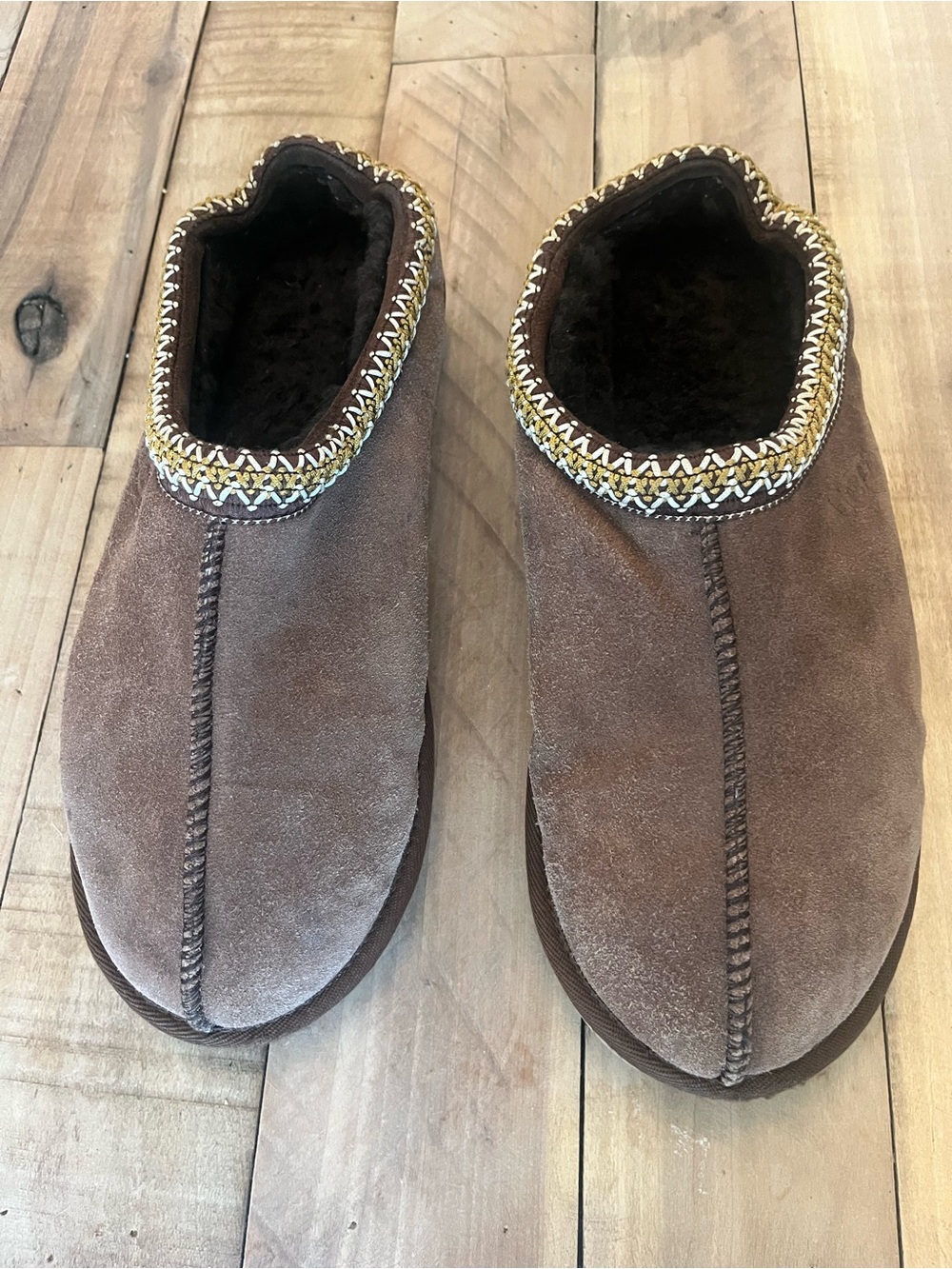 UGG Men's Tasman Slip-Ons - Brown Size Men’s 13.